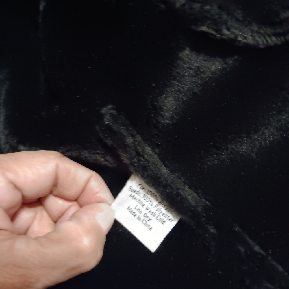 🧸Bejeweled bomber jacket black M - Picture 8 of 10